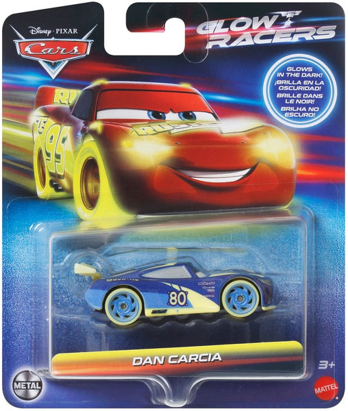 Disney Cars Glow Racers Dan Garcia #80 Gask-Its