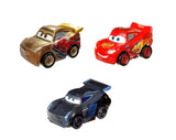 Disney Cars Mini Racers - Golden Rust-eze Cruz Ramirez / Lightning McQueen / Jackson Storm