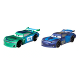 Disney Cars - Jim Reverick #67 Carbon Cyber & Spikey Fillups #117 Lil Torquey