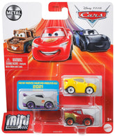 Disney Cars Mini Racers - Kurt / Cruz Ramirez / Rusteze Racing Center Lightning McQueen