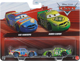 Disney Cars - Sage Vanderspin #80 Gask-its & Darren Leadfoot #82 Shiny Wax