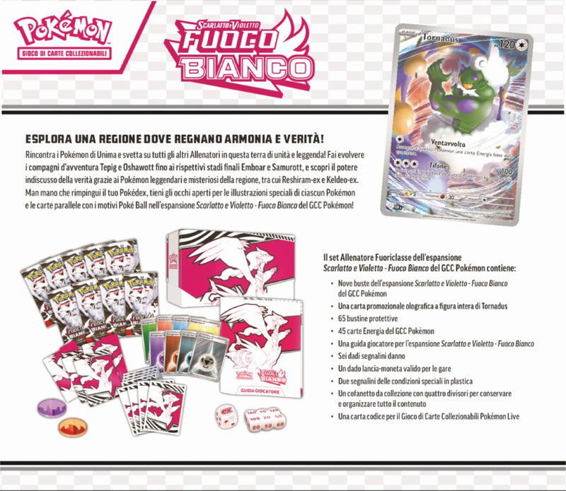 Pokémon Scarlatto & Violetto Set Allenatore Fuoco Bianco (IT)