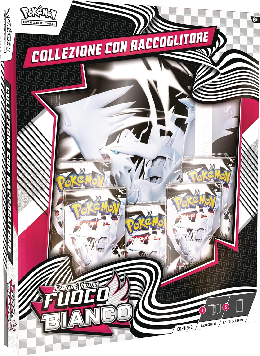 Pokémon Scarlatto & Violetto Collezione con Raccoglitore Fuoco Bianco (IT)
