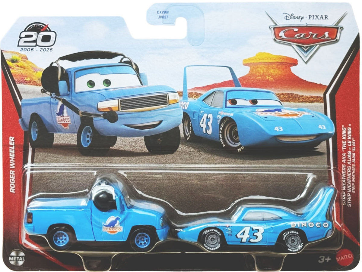 Disney Cars - Roger Wheeler & Strip Weathers aka “The King” (20th Anniversary)