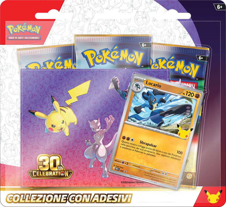 Pokémon 30° Anniversario Collezione con adesivi (IT)