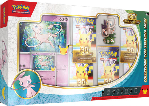 Pokémon 30° Anniversario Collezione con statuina Mew (IT)