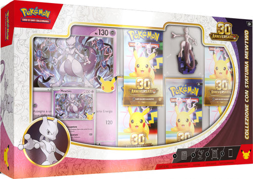 Pokémon 30° Anniversario Collezione con statuina Mewtwo (IT)