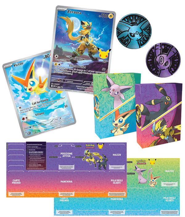 Pokémon 30° Anniversario Bundle Mazzo Lotte Umbreon & Espeon ex (IT)
