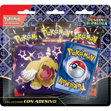 Pokémon Scarlatto & Violetto Destino di Paldea Collezione Greavard con adesivo (IT)