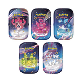 Pokémon Scarlatto & Violetto Destino di Paldea Set Completo Artwork 5 Mini Tin (IT)