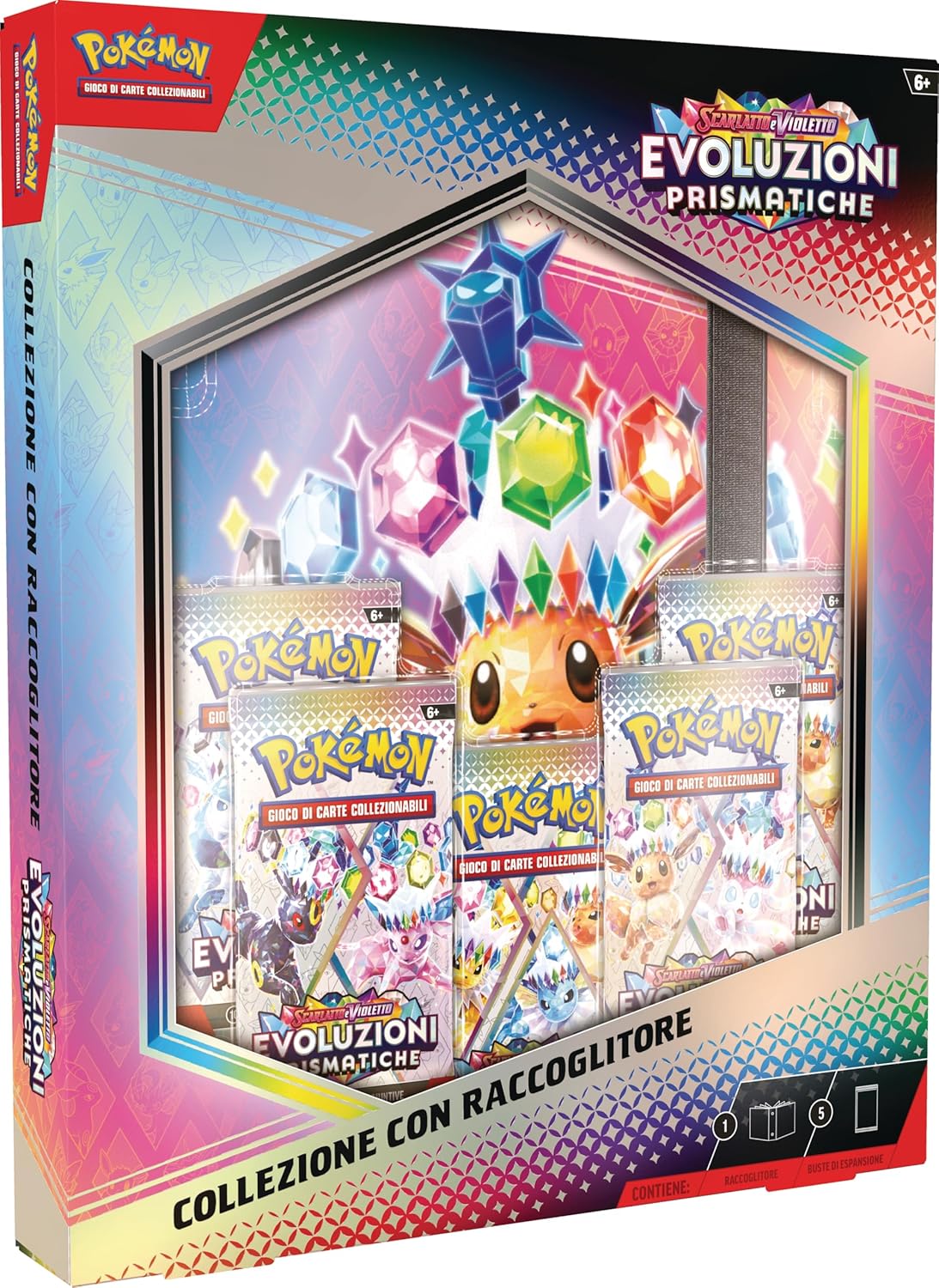 Pokémon Scarlatto & Violetto Evoluzioni Prismatiche Collezione con raccoglitore (IT)