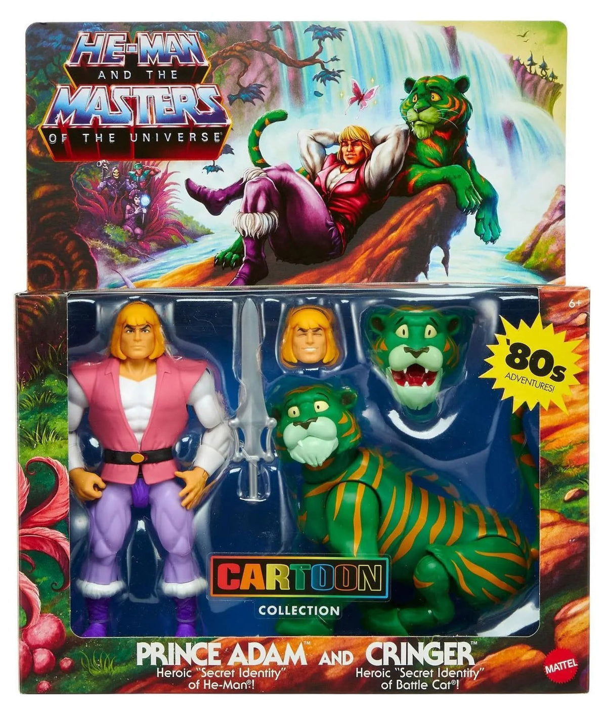 Masters of the Universe Origins Cartoon - Prince Adam & Cringer (2-Pack)