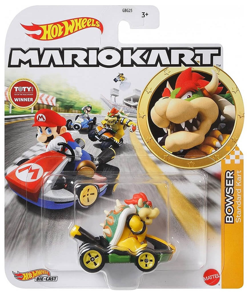 Mario Kart Hot Wheels - Bowser (Standard Kart)