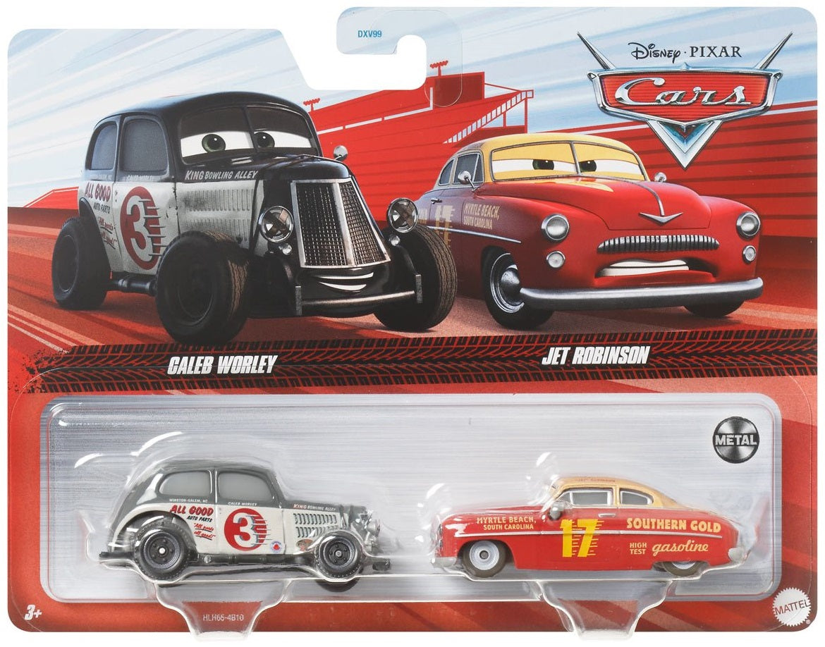 Disney Cars - Caleb Worley #3 & Jet Robinson #17