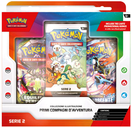 Pokémon Collezione Illustrazione Primi Compagni D'Avventura Serie 2 (IT)