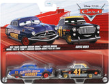 Disney Cars - Dirt Track Fabulous Hudson Hornet & Clovis Rider
