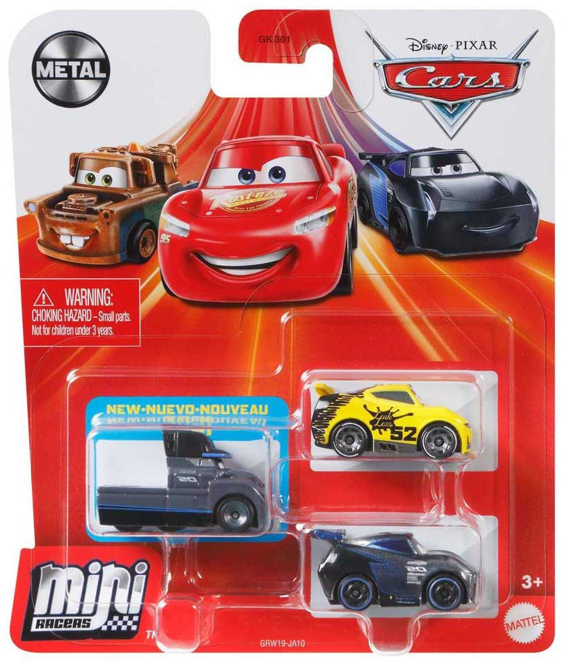 Disney Cars Mini Racers - Gale Beaufort / George New-Win / Jackson Storm