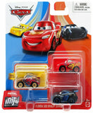 Disney Cars Mini Racers - Golden Rust-eze Cruz Ramirez / Lightning McQueen / Jackson Storm