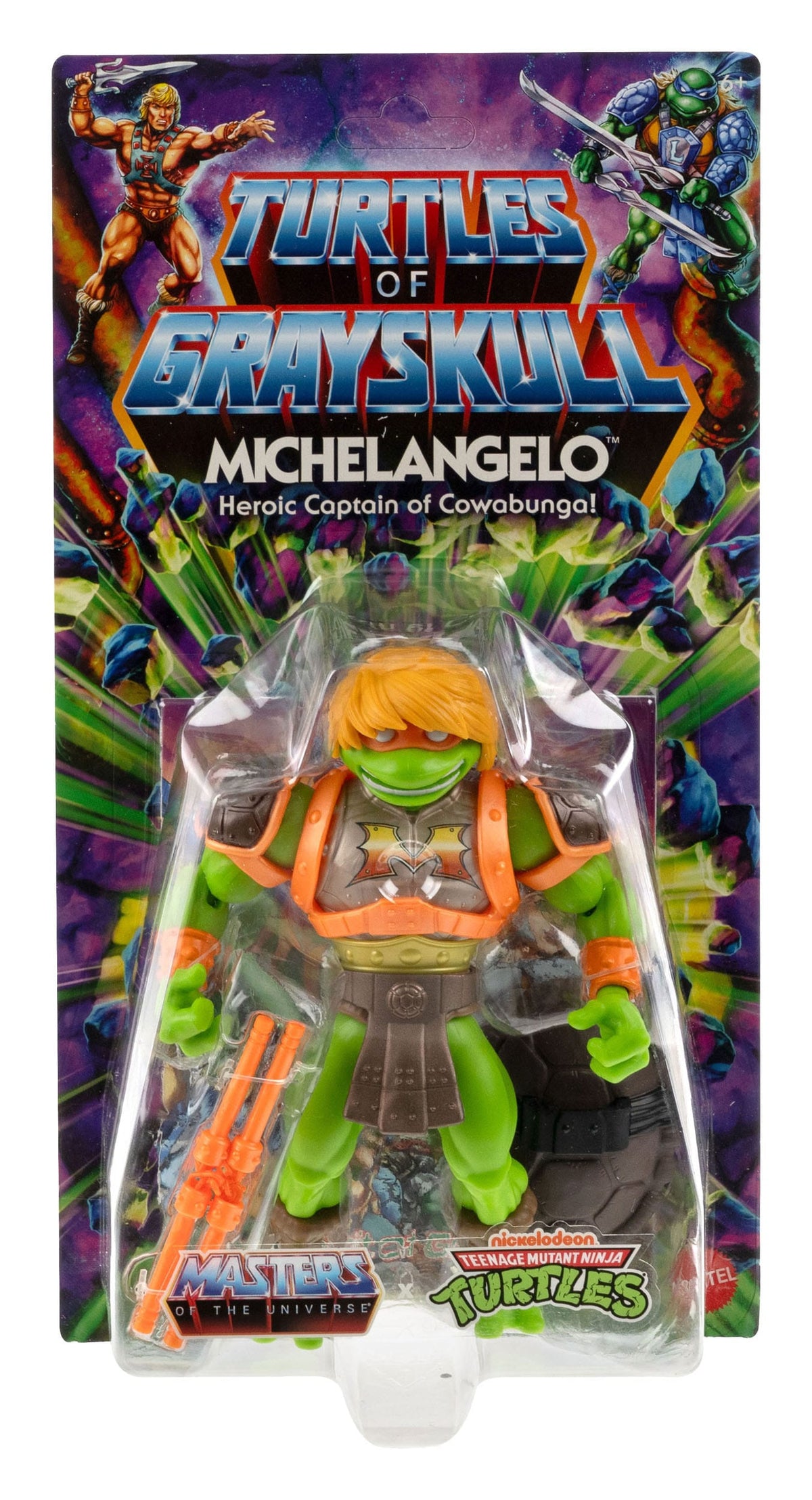 MOTU x TMNT Turtles of Grayskull - Michelangelo