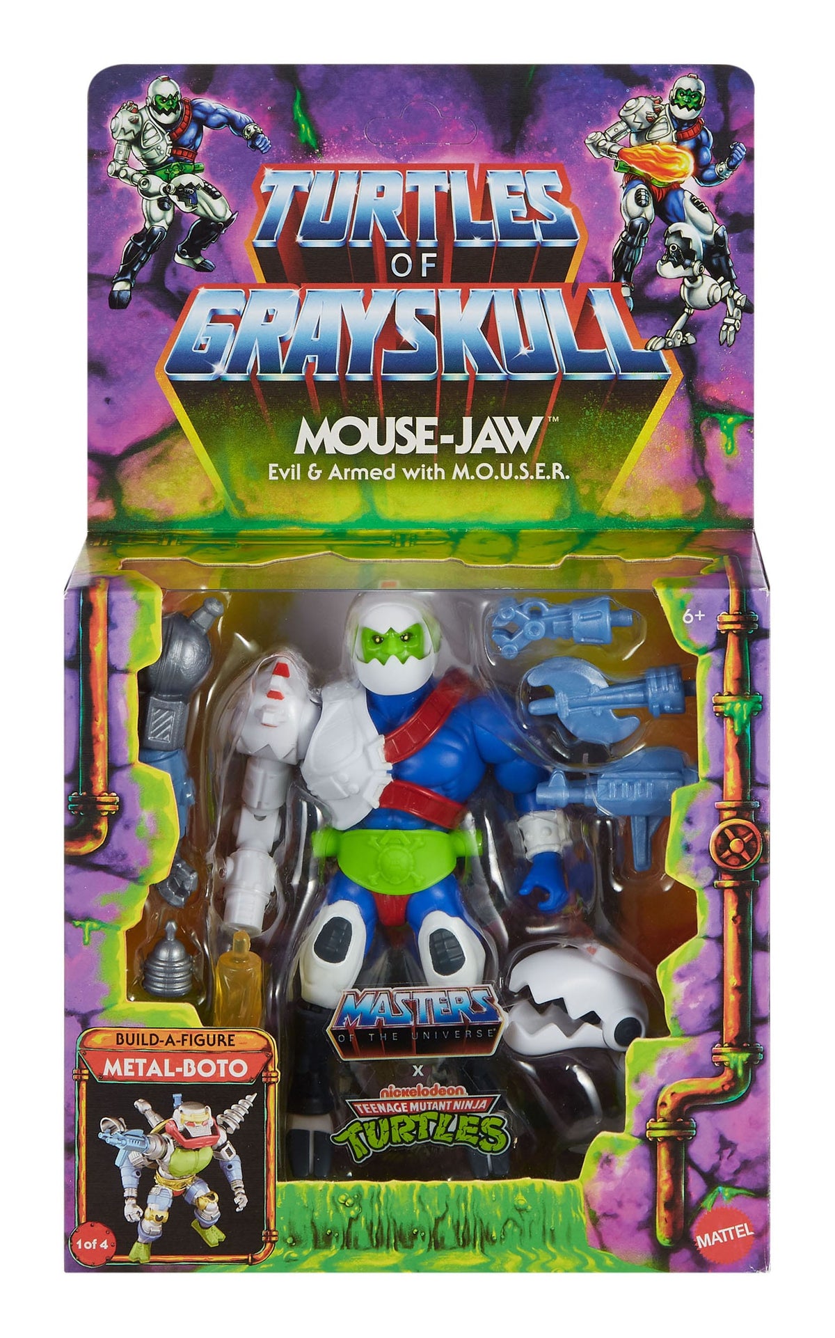 MOTU x TMNT Turtles of Grayskull Deluxe - Mouse-Jaw