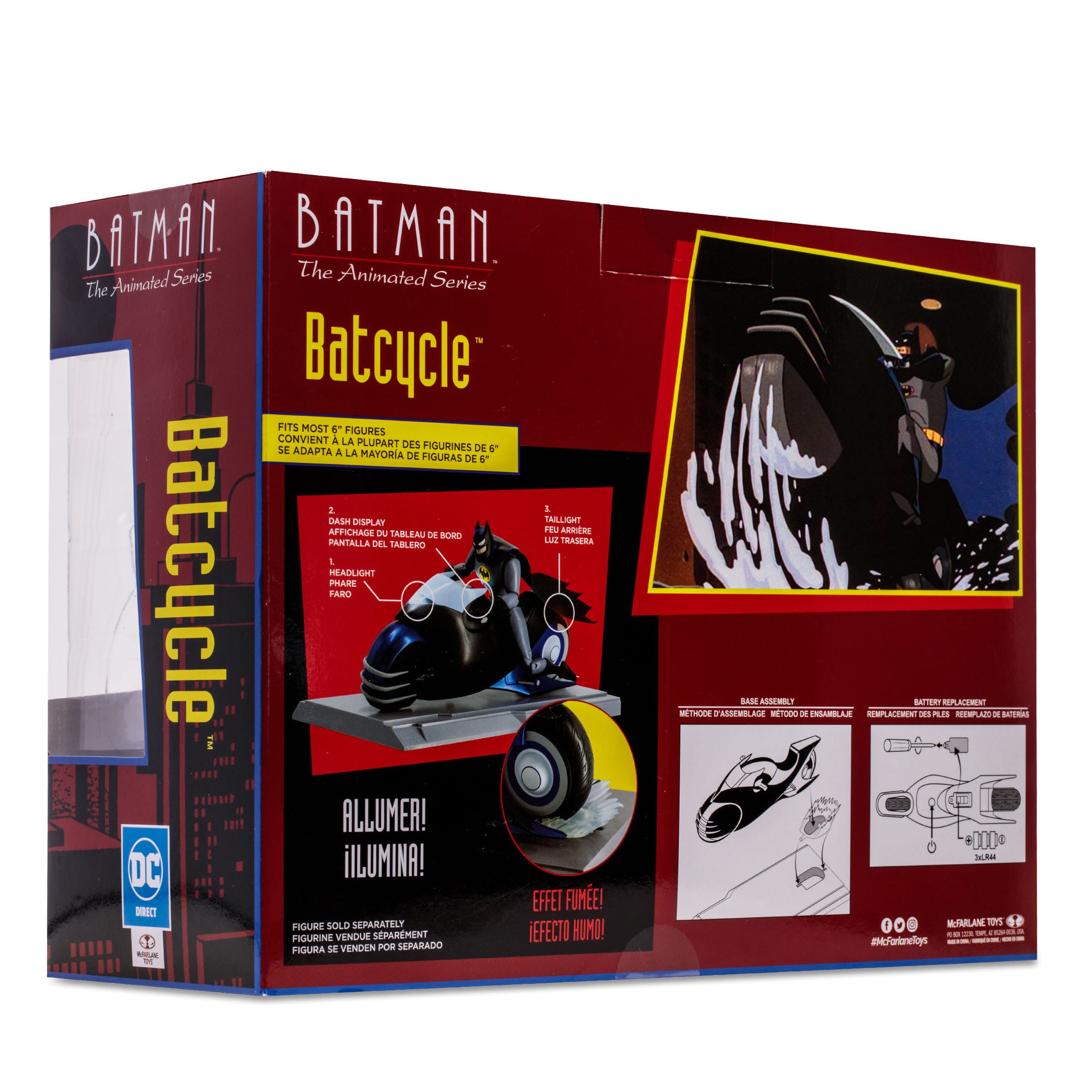 DC Comics, Veicolo Batman Adventures 2 In 1, Batcycle Trasformabile Macchina Batman Compatibile Con Tutte Le Action Figure Batman Batmobile Trasformabile Giochi Per Bambini E Bambine 4 Anni DC Comics, Veicolo Batman Adventures 2 In 1, Batcycle Trasformabile Macchina Batman Compatibile Con Tutte Le Action Figure Batman Batmobile Trasformabile Giochi Per Bambini E Bambine 4 Anni
