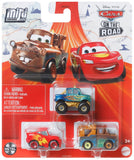 Disney Cars on the Road Mini Racers - IVY / Road Trip Lightning McQueen / Mater