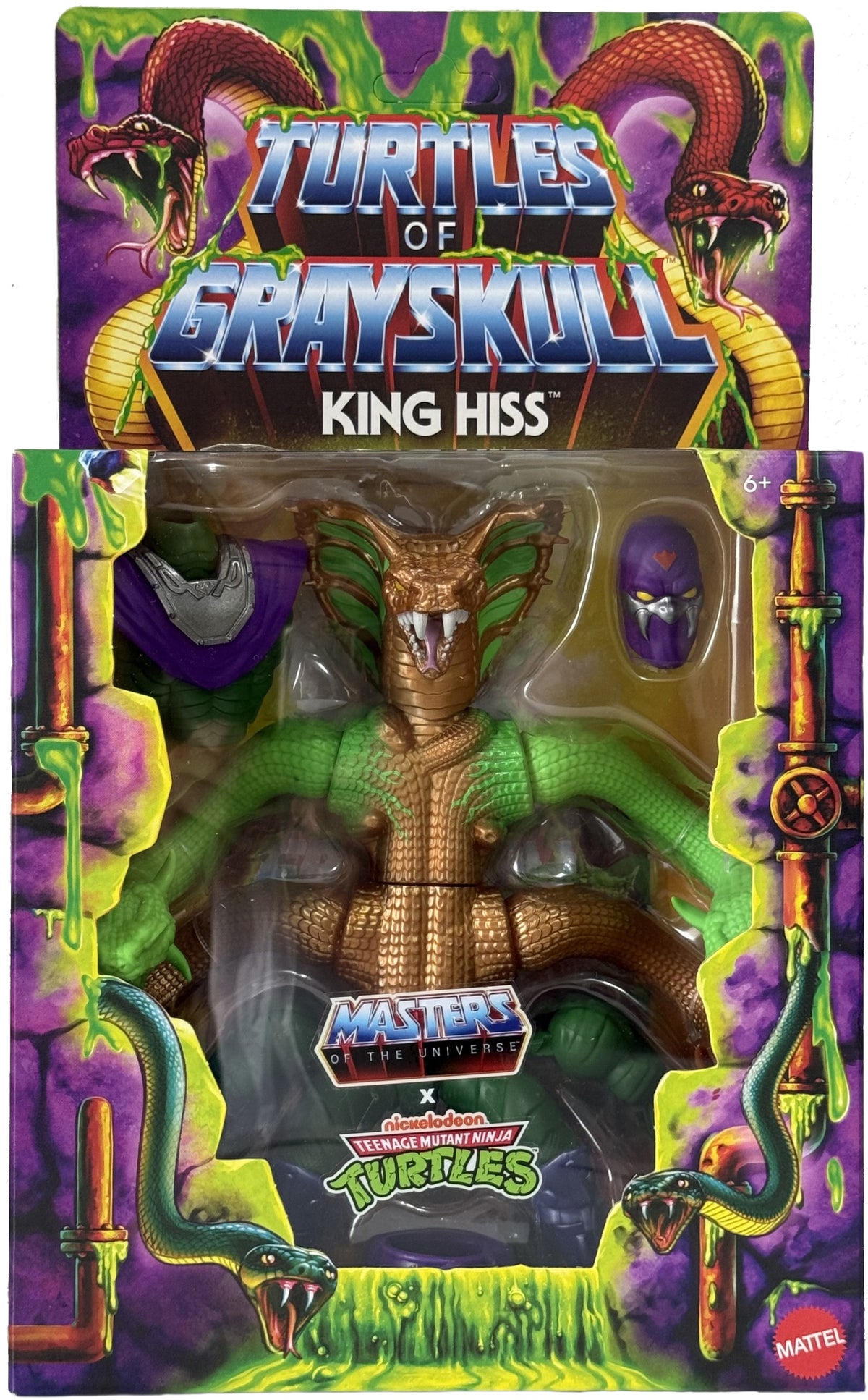 MOTU x TMNT Turtles of Grayskull Deluxe - King Hiss