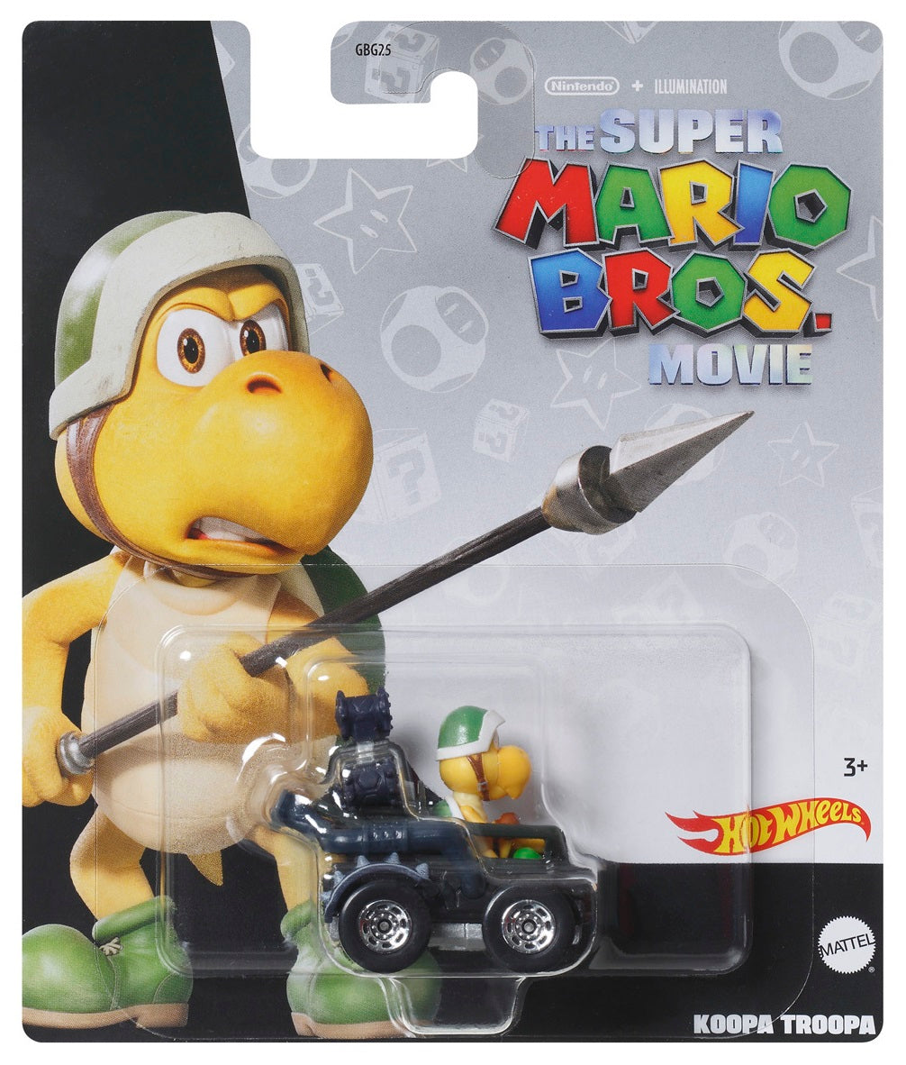 Super Mario Bros. Movie Hot Wheels - Koopa Troopa