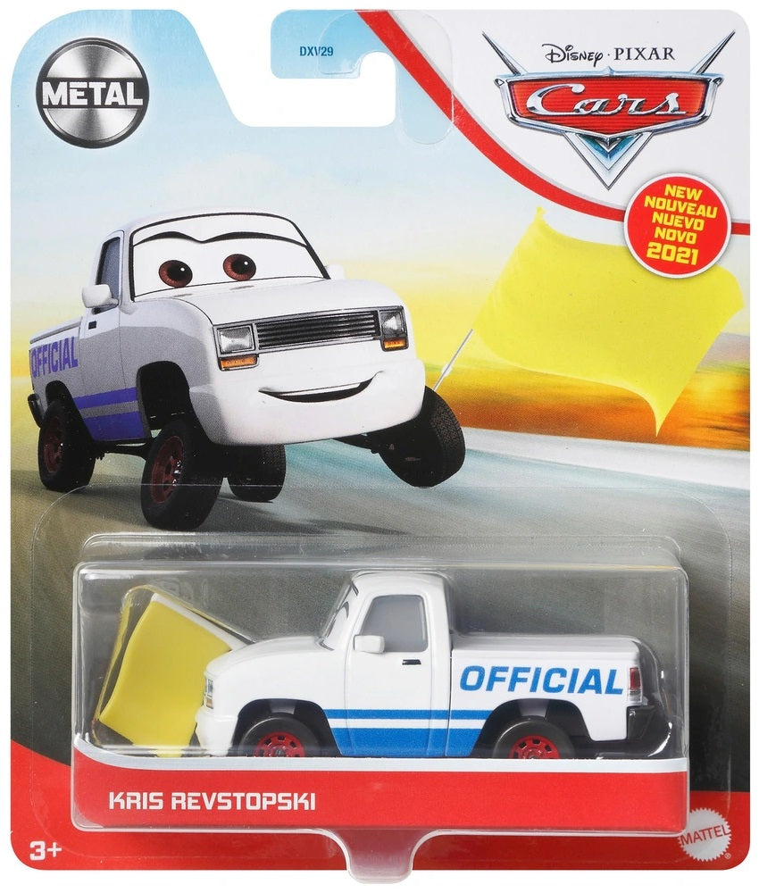 Disney Cars - Kris Revstopski con bandiera gialla