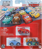 Disney Cars Mini Racers - Lightning McQueen / Sally / Mater