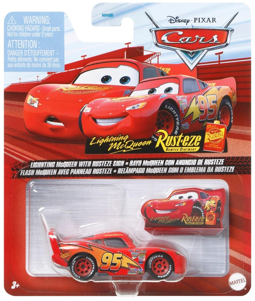 Disney Cars - Saetta Lightning McQueen with Sign