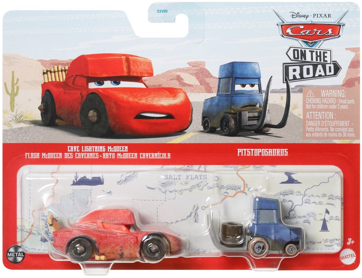 Disney Cars on the Road - Cave Lightning McQueen & Pitstoposaurus