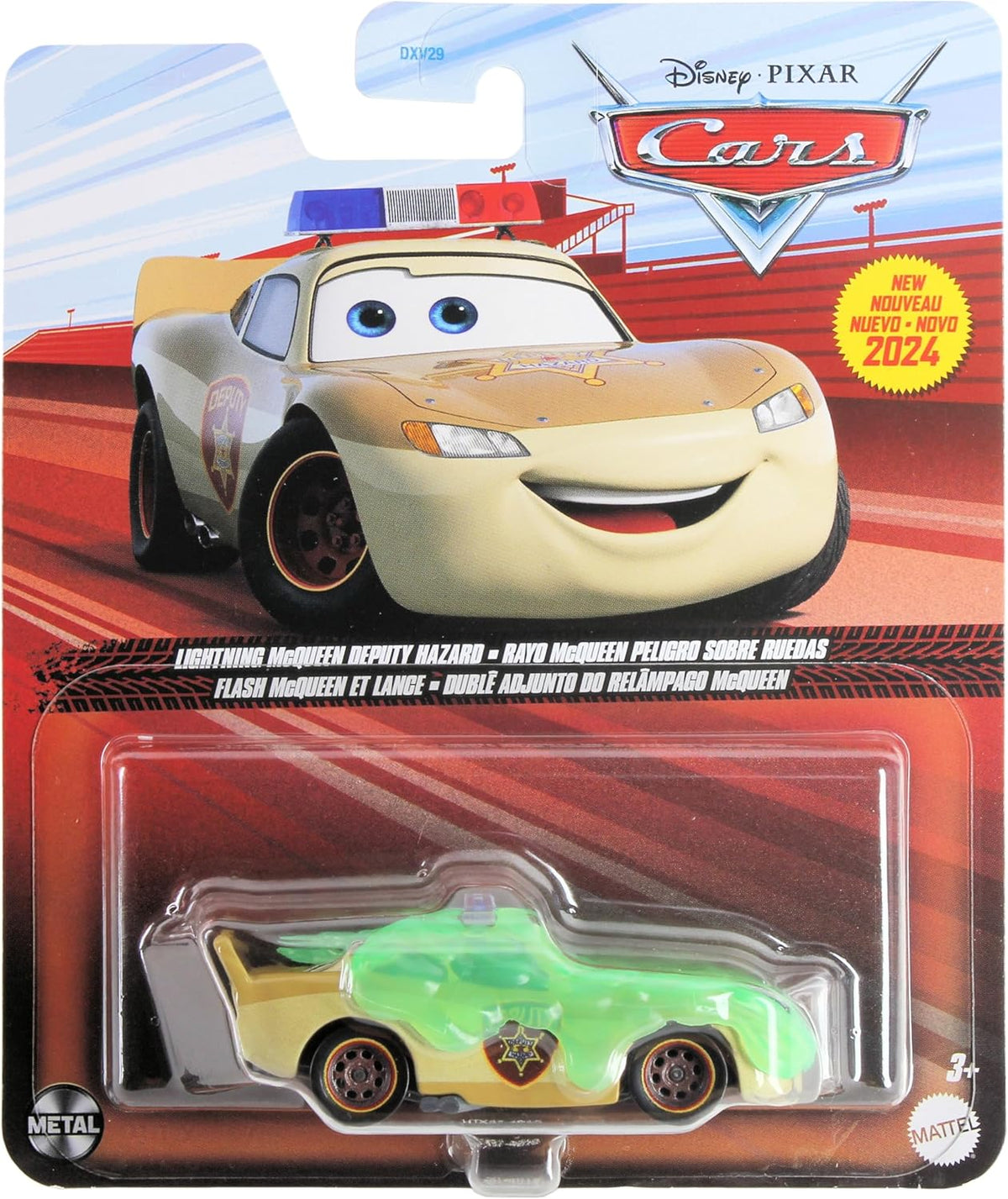 Disney Cars on the Road - Slimed Lightning McQueen Deputy Hazzard