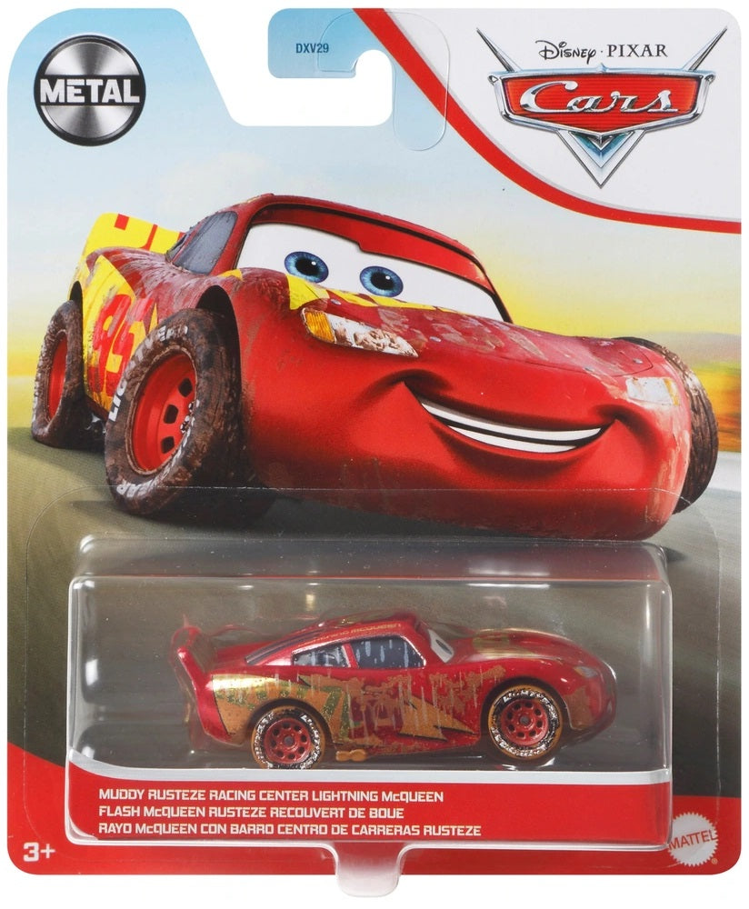 Disney Cars - Muddy Rusteze Racing Center Lightning Mcqueen