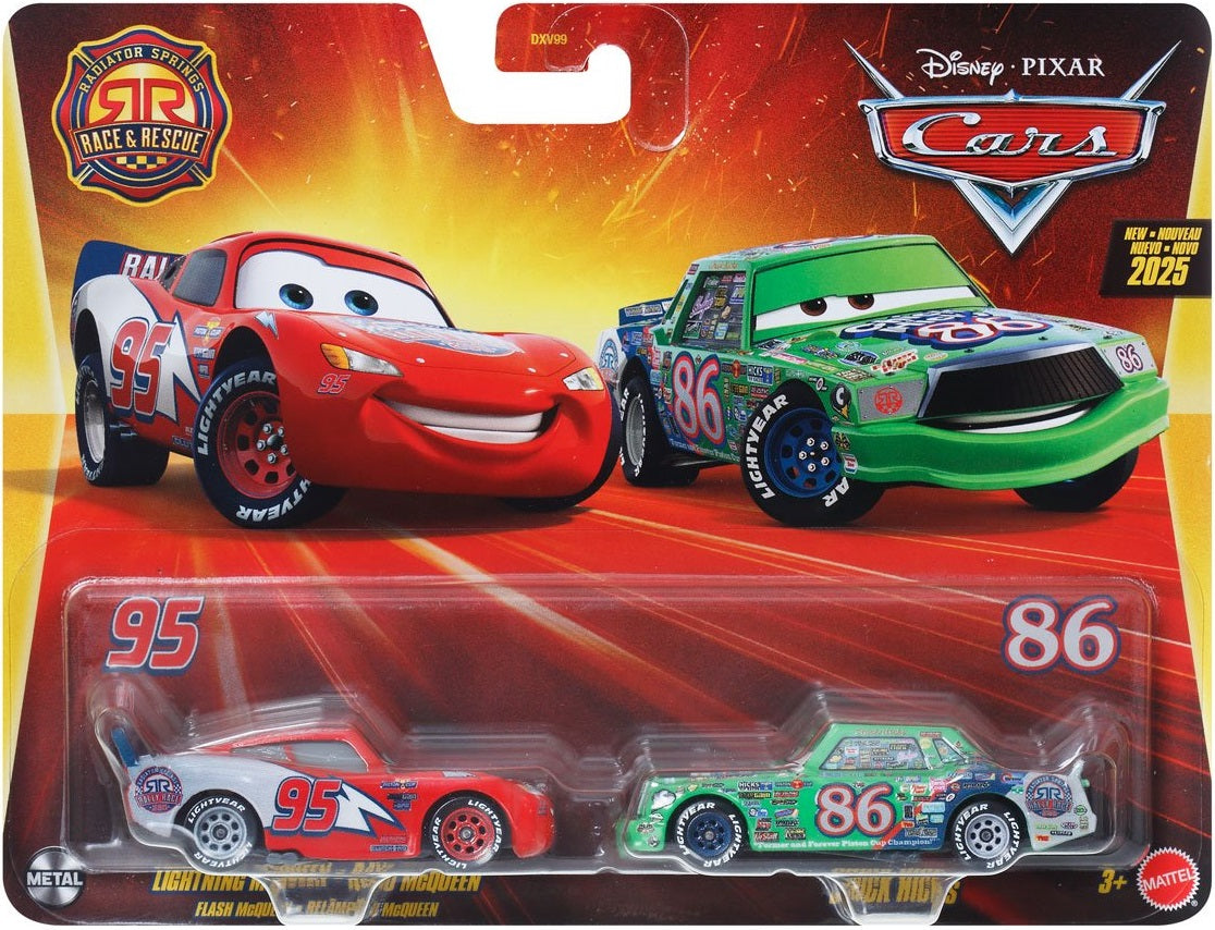 Disney Cars Radiator Springs Race & Rescue - Lightning McQueen & Chick Hicks