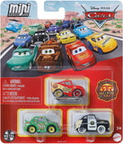 Disney Cars Mini Racers Race & Rescue - Lightning McQueen / Chick Hicks / Sheriff
