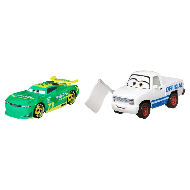 Disney Cars - M Fast Fong #73 Rev N Go & Kris Revstopski (White Flag)