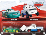 Disney Cars - M Fast Fong #73 Rev N Go & Kris Revstopski (White Flag)