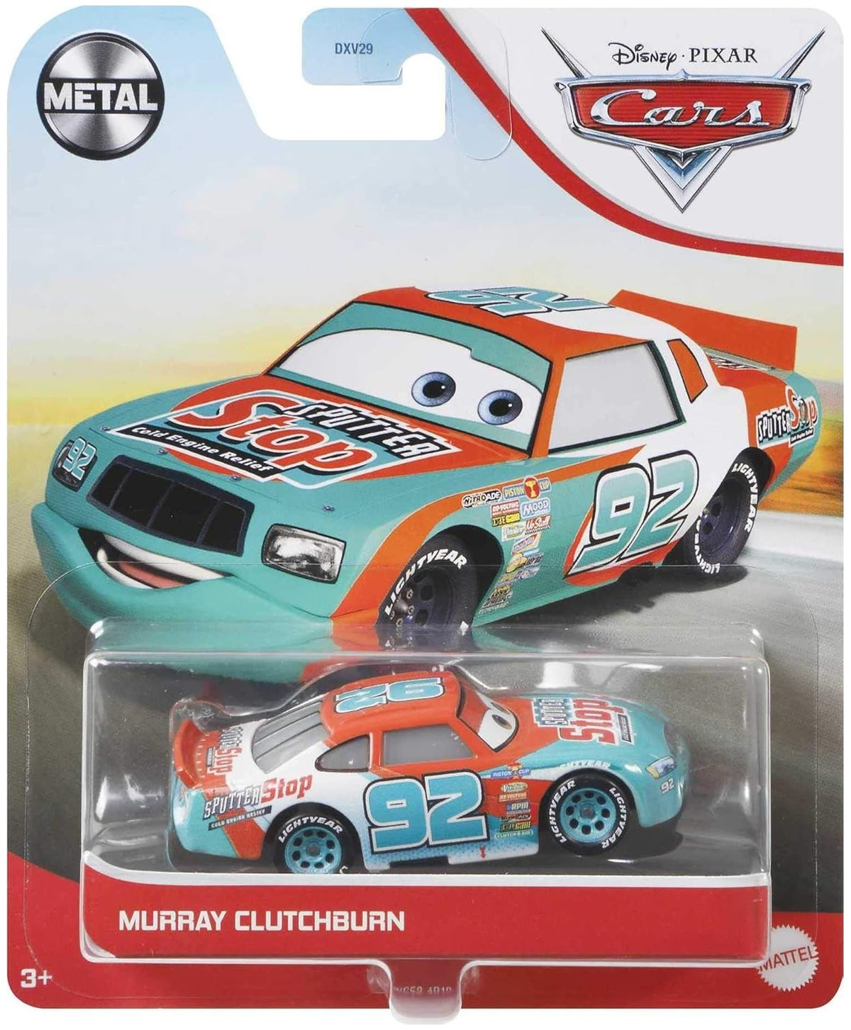 Disney Cars - Murray Clutchburn #92 Sputter Stop (Cars 3)