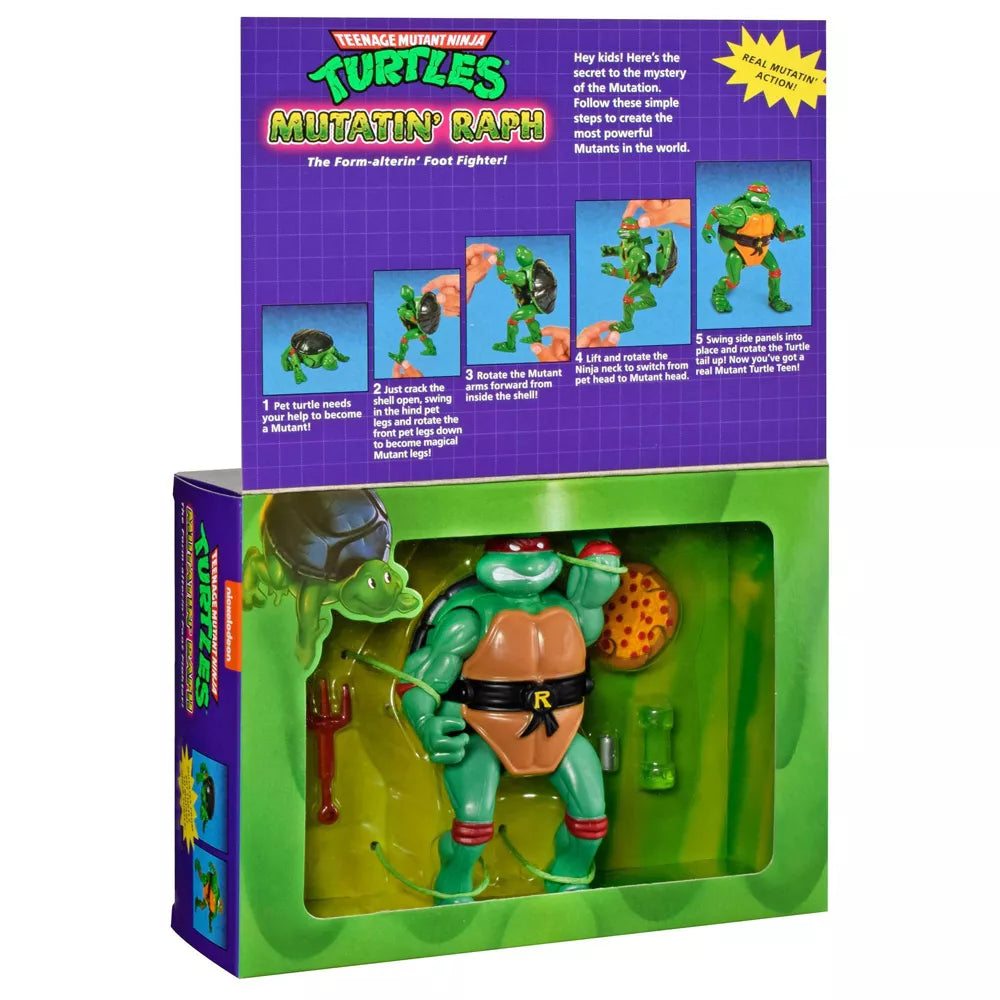 Teenage Mutant Ninja Turtles Classic - Raffaello with Storage Shell – Collector World Teenage Mutant Ninja Turtles Classic - Raffaello with Storage Shell – Collector World