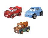 Disney Cars Mini Racers - Radiator Springs Lightning McQueen / Mater / Sally