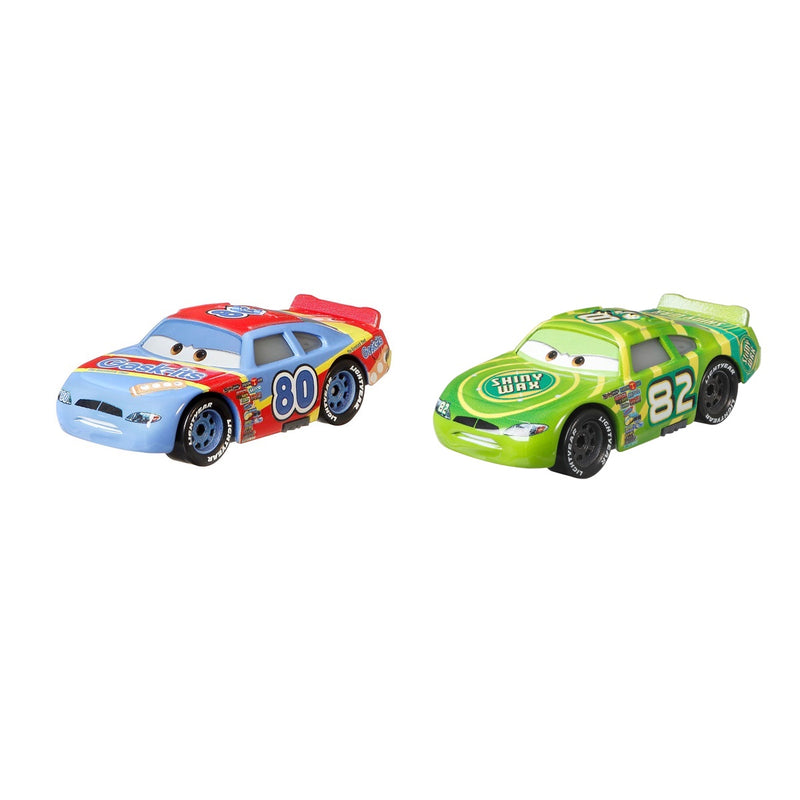 Disney Cars - Sage Vanderspin #80 Gask-its & Darren Leadfoot #82 Shiny Wax