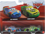 Disney Cars - Sage Vanderspin #80 Gask-its & Darren Leadfoot #82 Shiny Wax