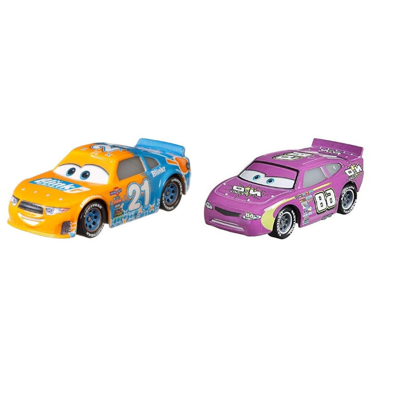 Disney Cars - Speedy Comet #21 (Cars 3) & Parker Brakeston #68 (Cars 1)