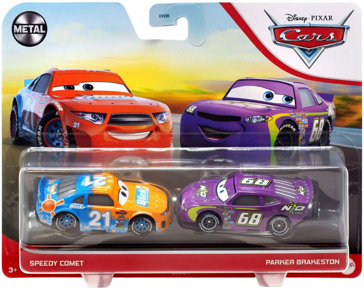 Disney Cars - Speedy Comet #21 & Parker Brakeston #68 (Cars 3)