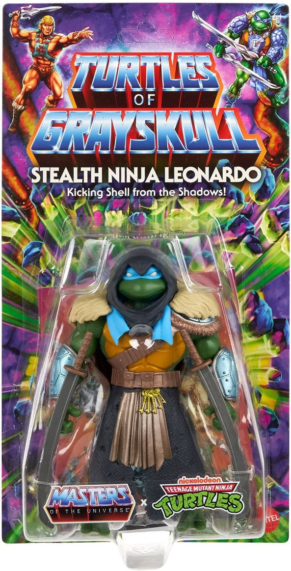 MOTU x TMNT Turtles of Grayskull - Stealth Ninja Leonardo
