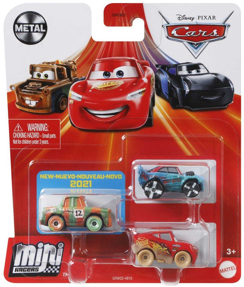 Disney Cars Mini Racers - Tailgate / Fishtail / Muddy Lightning McQueen