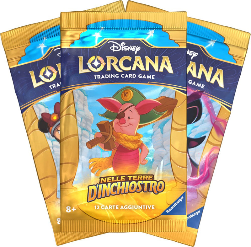 Disney Lorcana Nelle Terre d'Inchiostro Booster Display Box 24 Buste (IT)