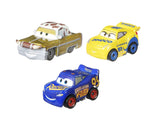 Disney Cars Mini Racers - Dinoco Cruz Ramirez / Tex Dinoco / Fabulous Lightning McQueen