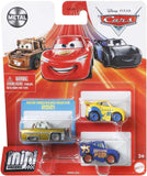 Disney Cars Mini Racers - Dinoco Cruz Ramirez / Tex Dinoco / Fabulous Lightning McQueen